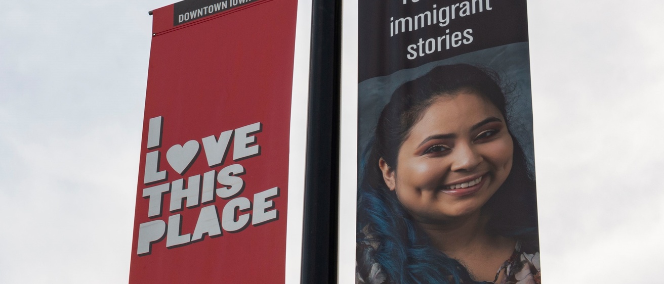Global Health Studies student's research on immigrant health was chosen for the Dare to Discover banner campaign